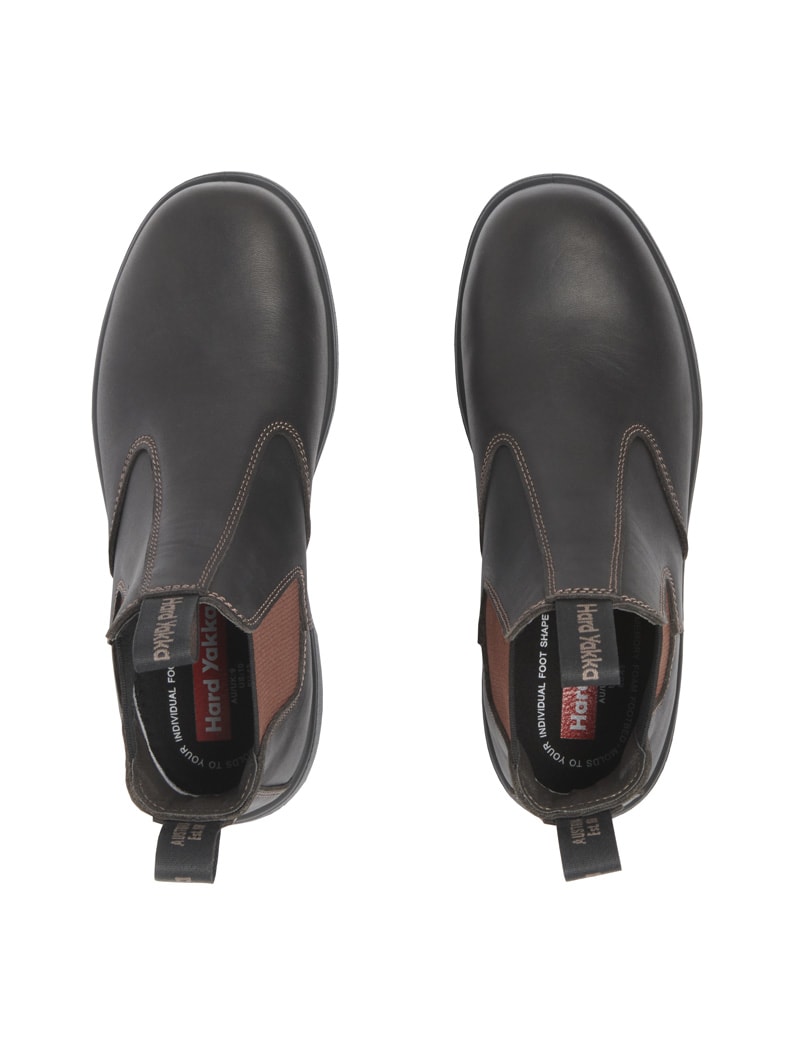 Hard Yakka Outback Steel Toe Safety Boot - Brown - Brown (Size: 09)