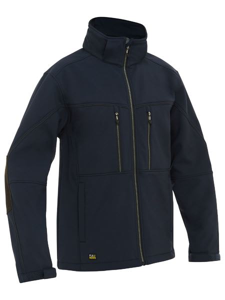 Bisley, FLX & MOVE Soft Shell Jacket, BJ6570 - Navy (Size: L)
