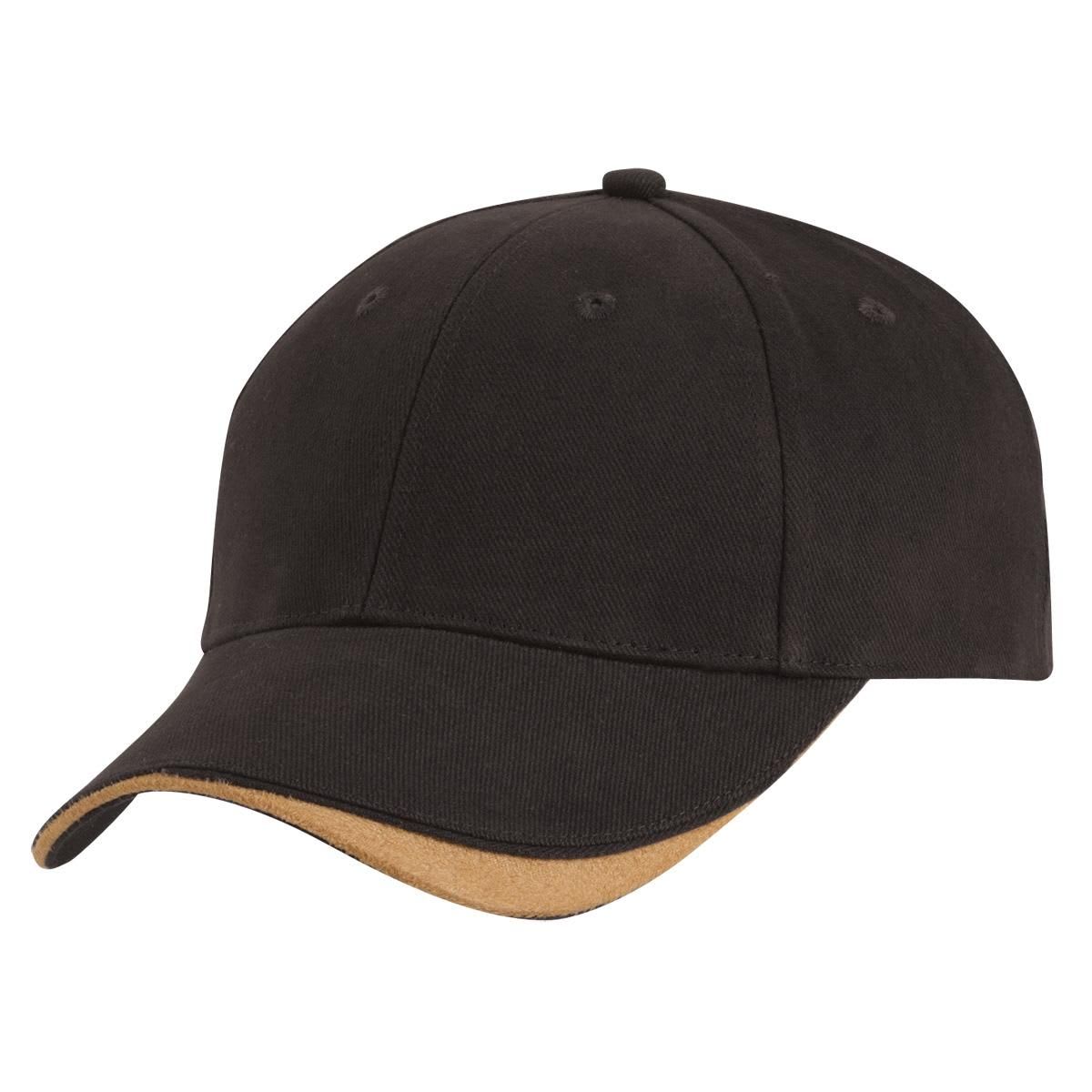 Legend Life, Signature Sueded Peak Cap, 4049 - Black/Tan