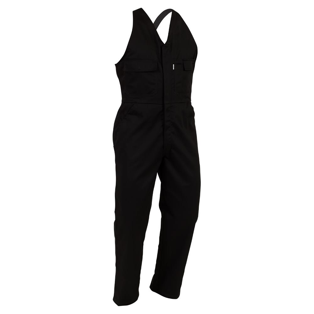 Bison, Easy Action Polycotton Zip Overall, 41001 - Black (Size: 88)