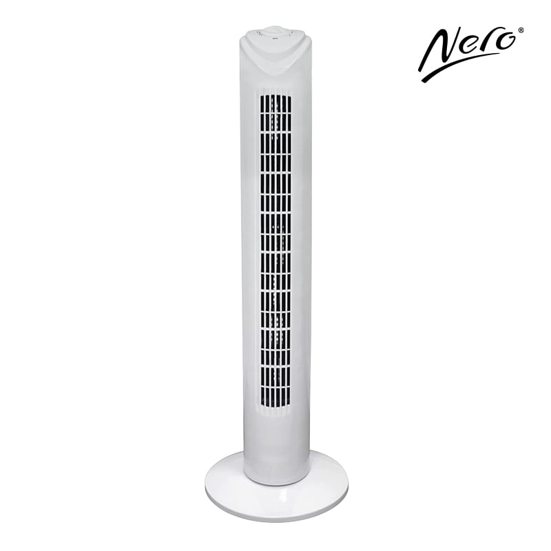 Nero Tower Fan White 81cm