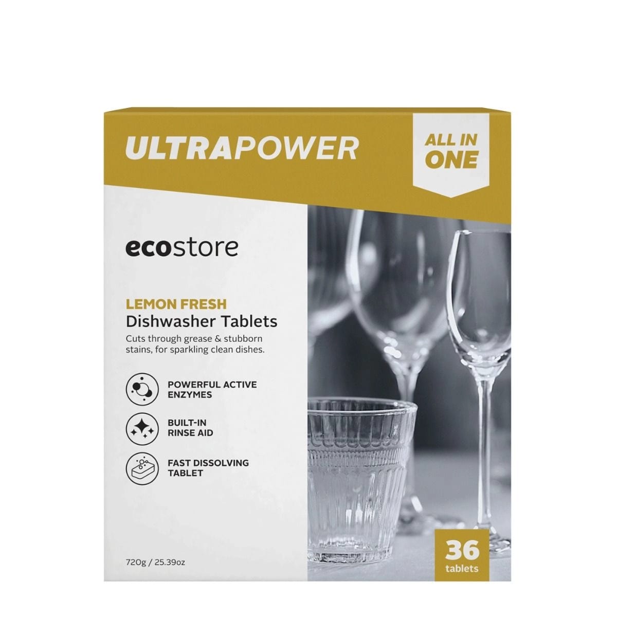 Ecostore Ultra Power Dishwasher Tablets (Pack of 36)