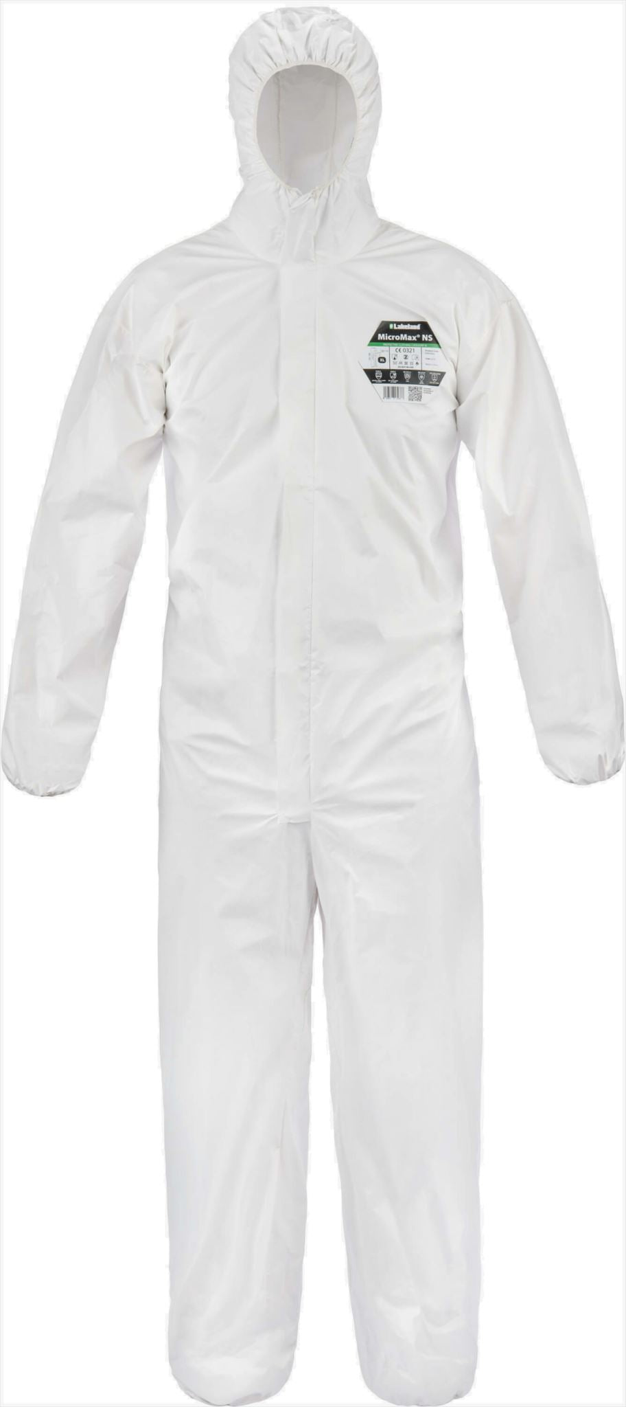 Lakeland Micromax NS Coverall White - M - 3XL (Pair)