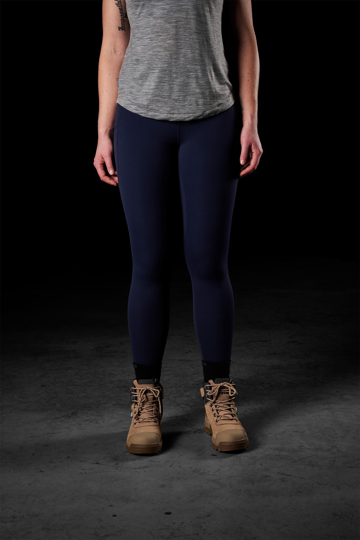FXD, Women's Stretch Leggings WP-9W - Navy (Size: 14)