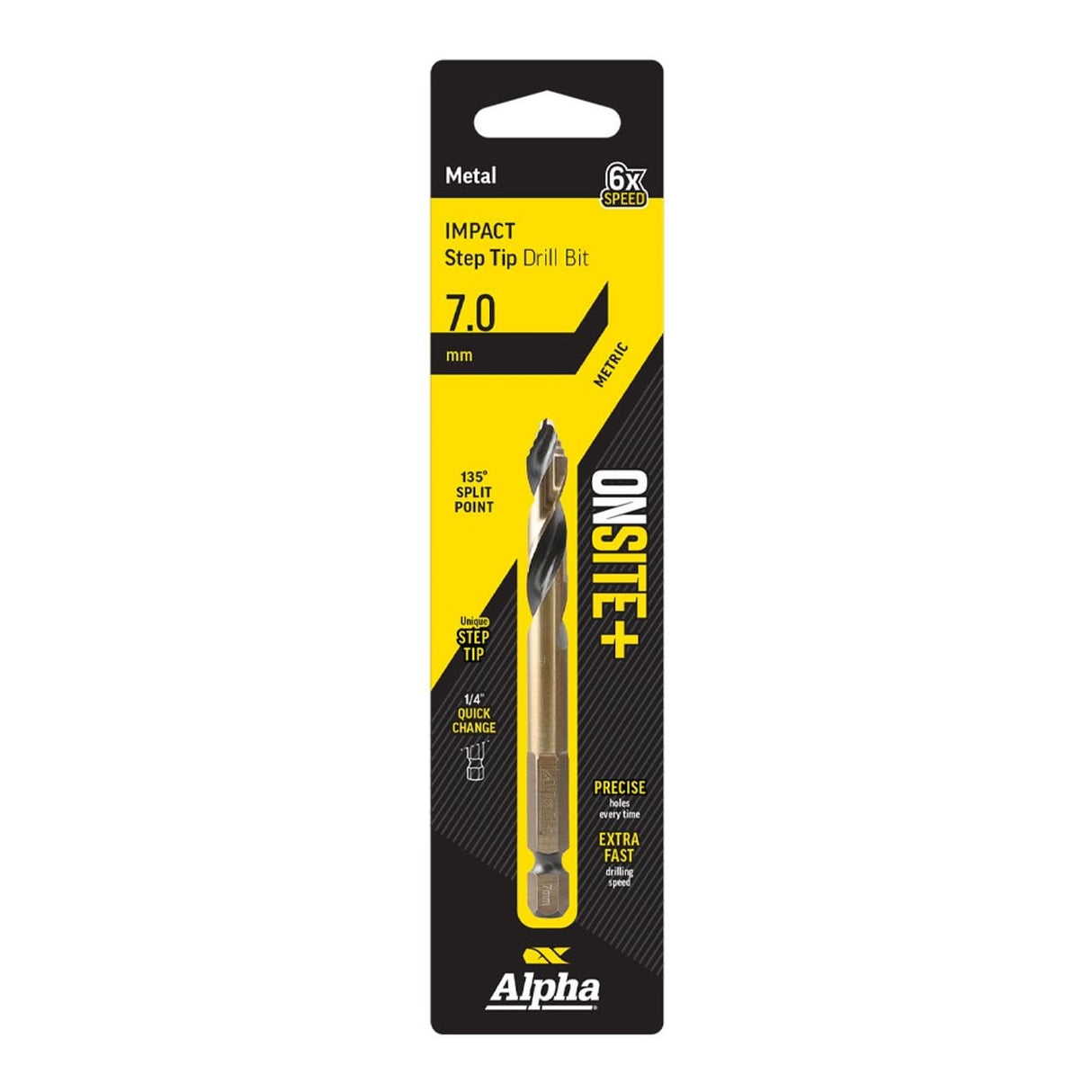Alpha ONSITE Plus Impact Step Tip Drill Bit 7.0mm