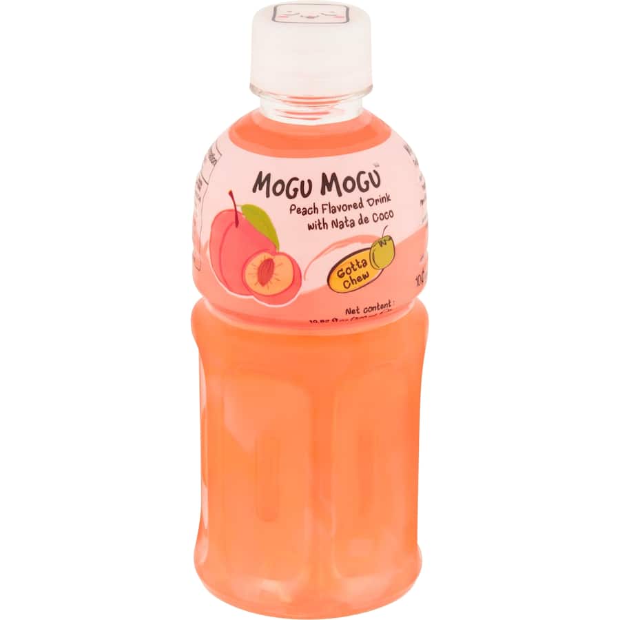 Mogu Mogu Juice Peach Bottle 320mL