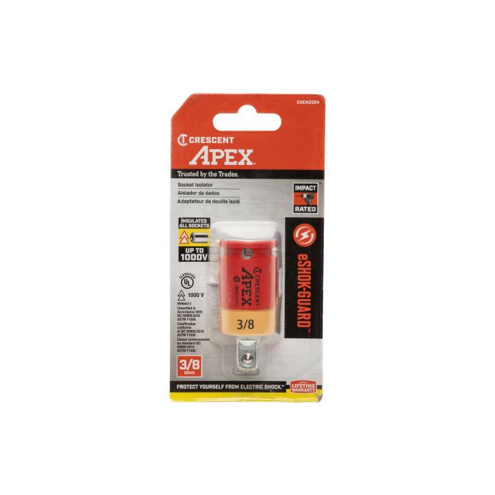 CRESCENT eSHOK-GUARD Socket Isolator 3/8" x 2-1/4"