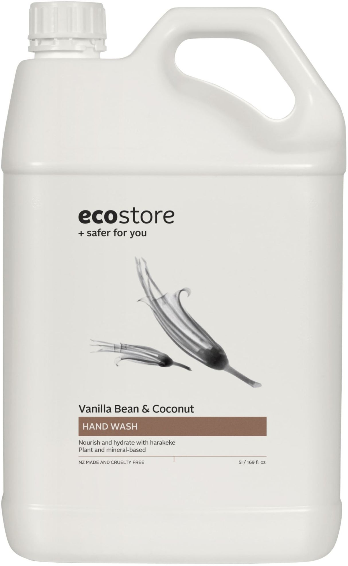 Ecostore Vanilla Bean & Coconut Hand Wash 5L (Each)