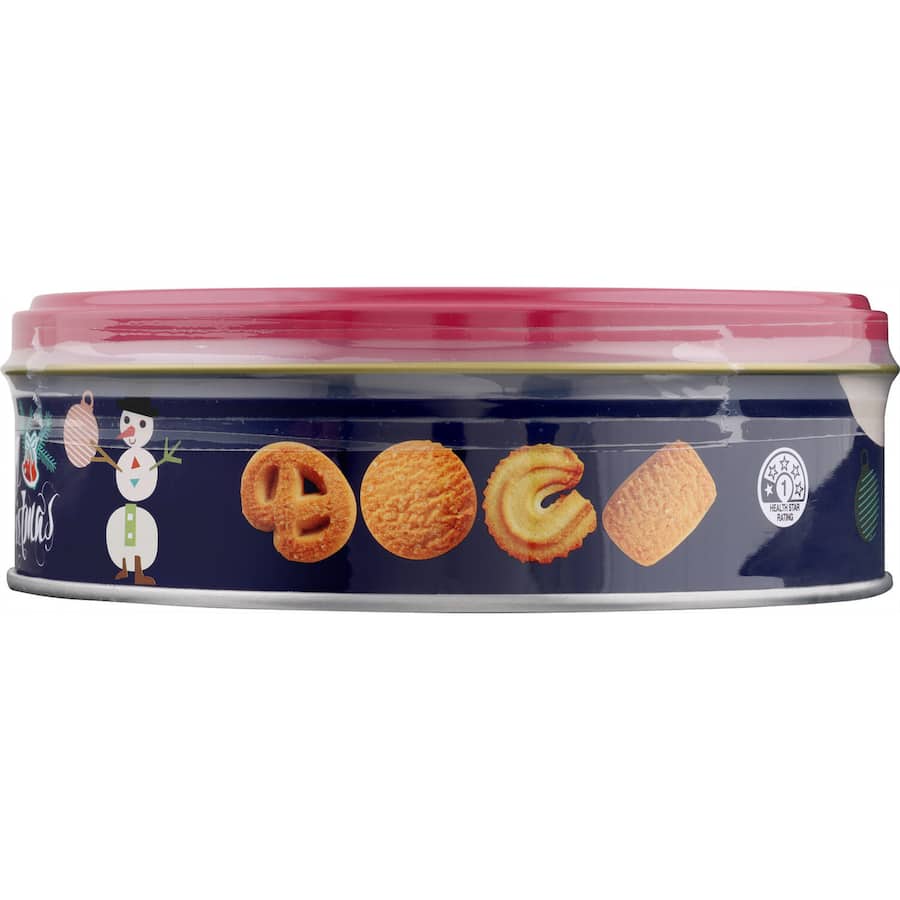 Woolworths Cookies Assorted Designs Tin 114g
