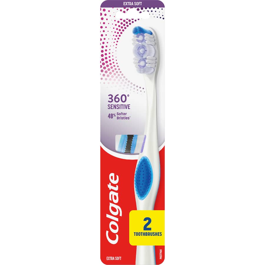 Colgate 360 Toothbrush Sensitive Pro-relief 2pack