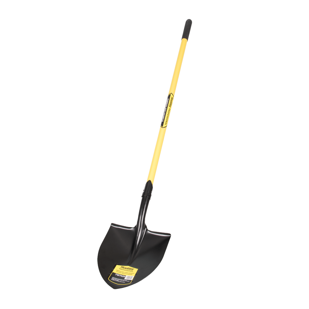 STANWAY Round Mouth Shovel Long Fibreglass Handle