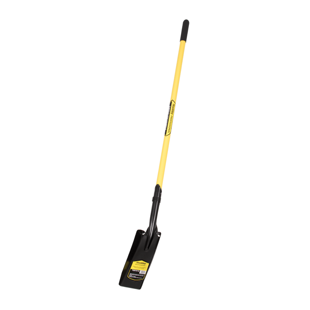 STANWAY Post Hole Shovel w Long Fibreglass Handle