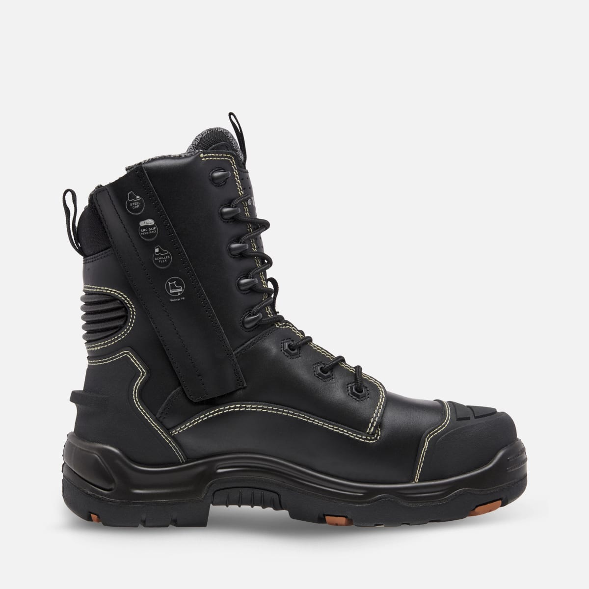 KingGee XTREMEGUARD ONYX 8Z Work Boot - Black - Black (Size: 06)