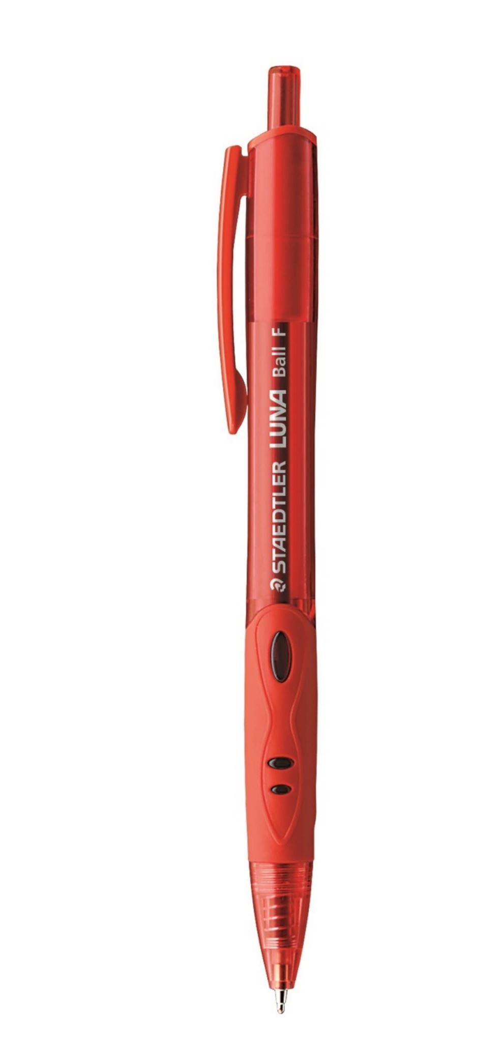 Staedtler Luna Retractable Ball Pens 0.7mm Red (Pack of 10)