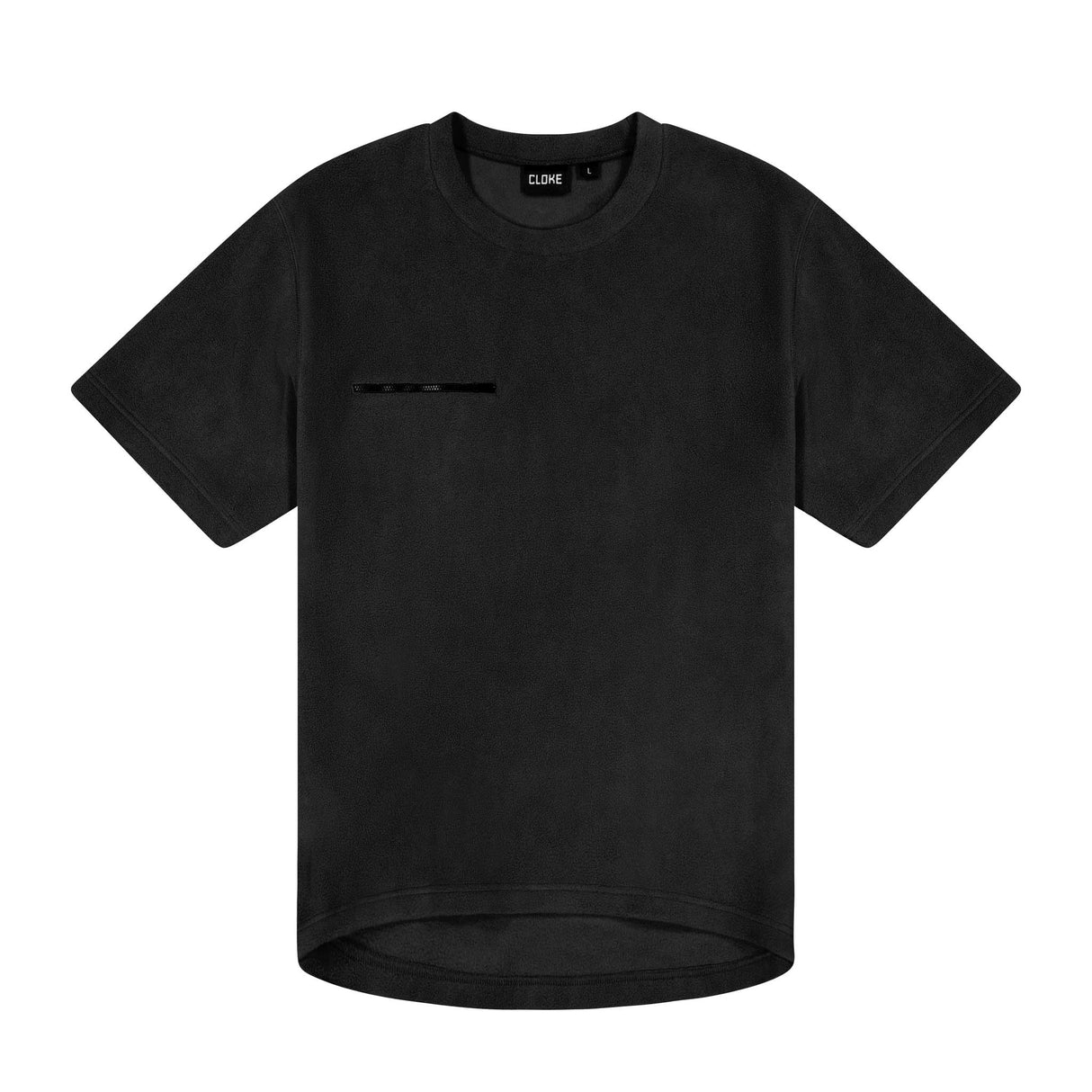 Cloke, Monowai Fleece Tee, MFT - Black (Size: 3XL)