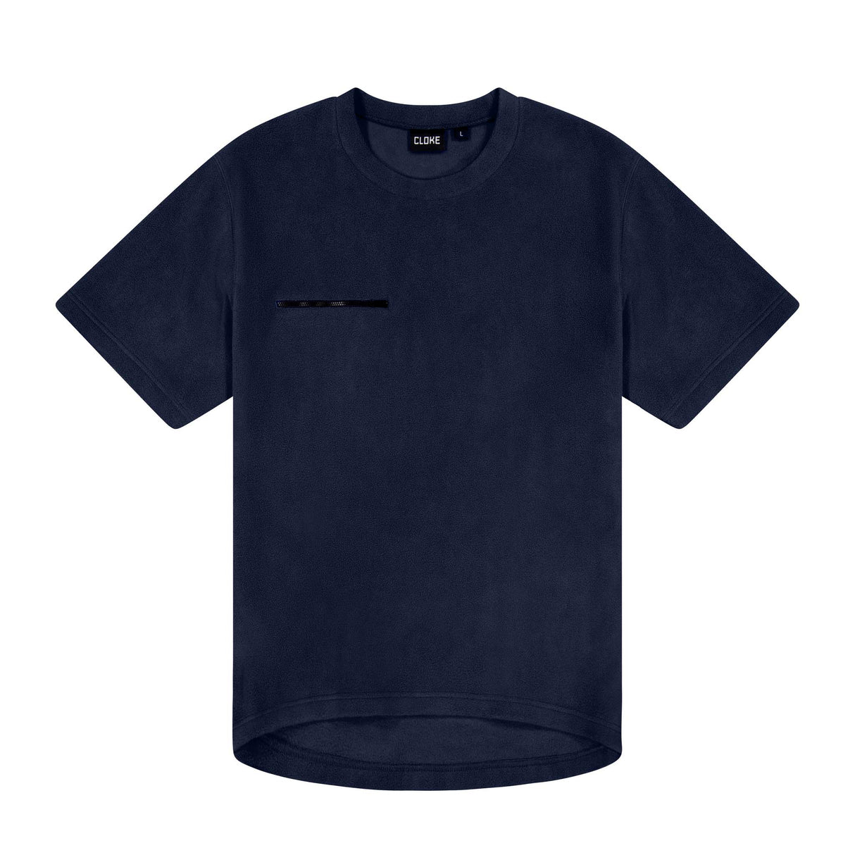 Cloke, Monowai Fleece Tee, MFT - Navy (Size: XL)