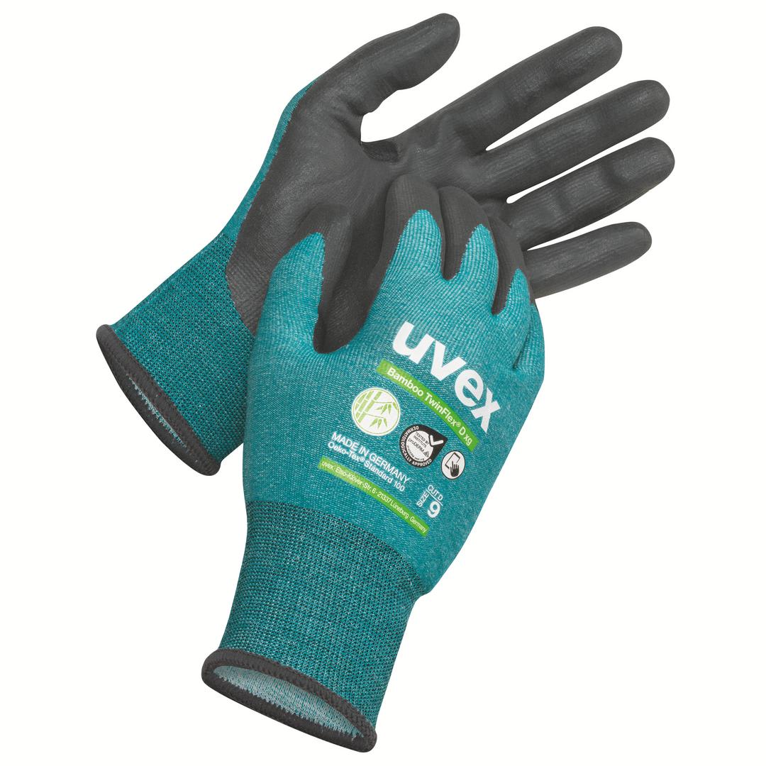 Uvex Bamboo TwinFlex D xg Cut Protection Glove (Pack of 10) - Standard (Size: 12