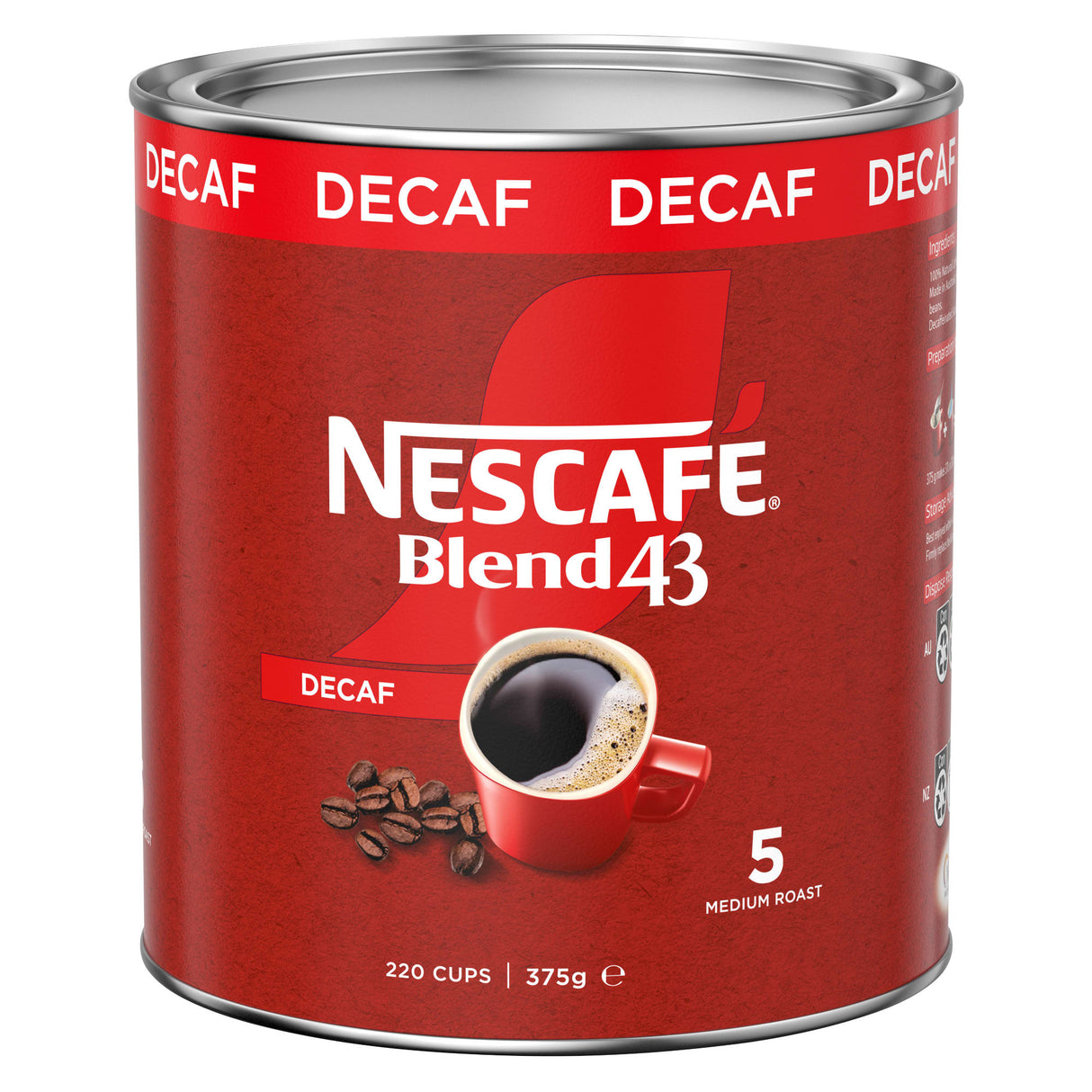 Nescafe Classic Decaf Instant Coffee 375g (Each)