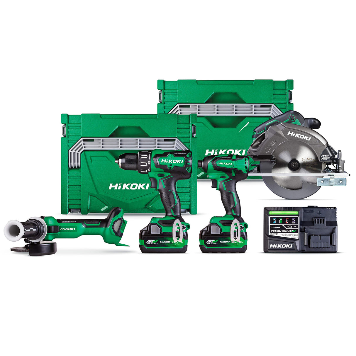 HiKOKI 36V & 18V Multi Volt 4 Piece (Kit)