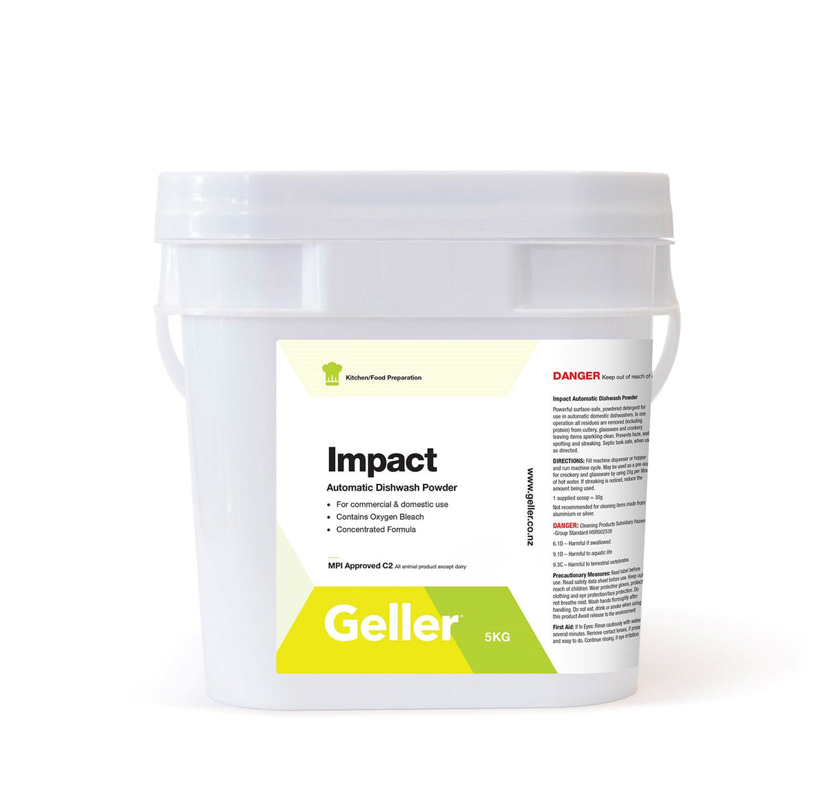 Geller Impact Auto Dishwash Powder 5KG