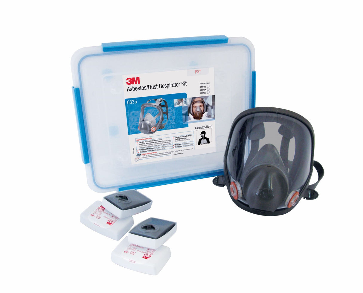 3M Asbestos/Dust Respirator Kit 6835, P3 Large
