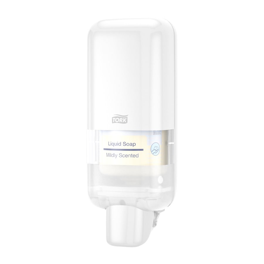 Tork Soap and Sanitiser Dispenser S4 White