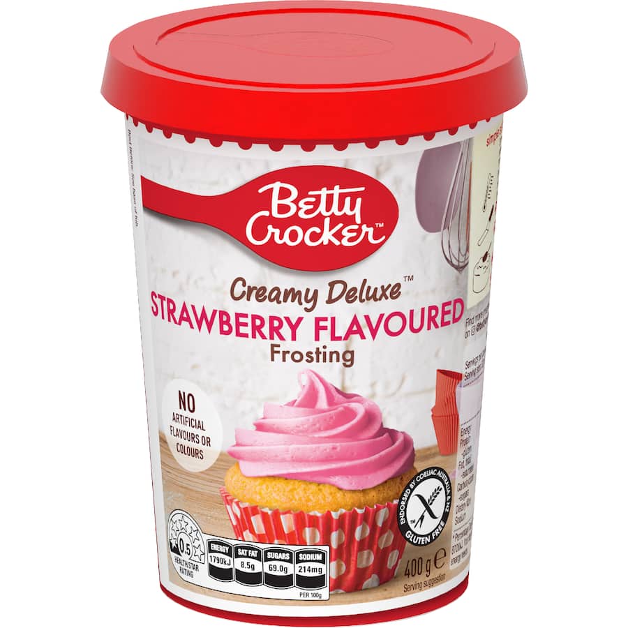 Betty Crocker Cake Icing Strawberry 400g
