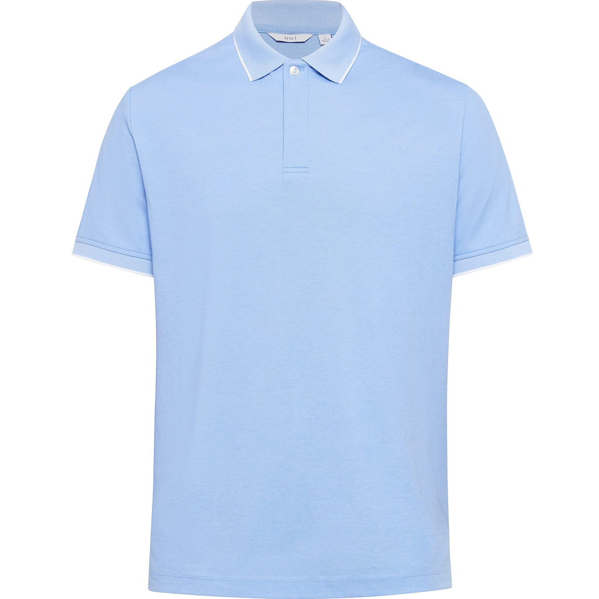 NNT Textured Cotton Poly Short Sleeve Polo CATJA4 - Blue/Navy (Size: 5XL)