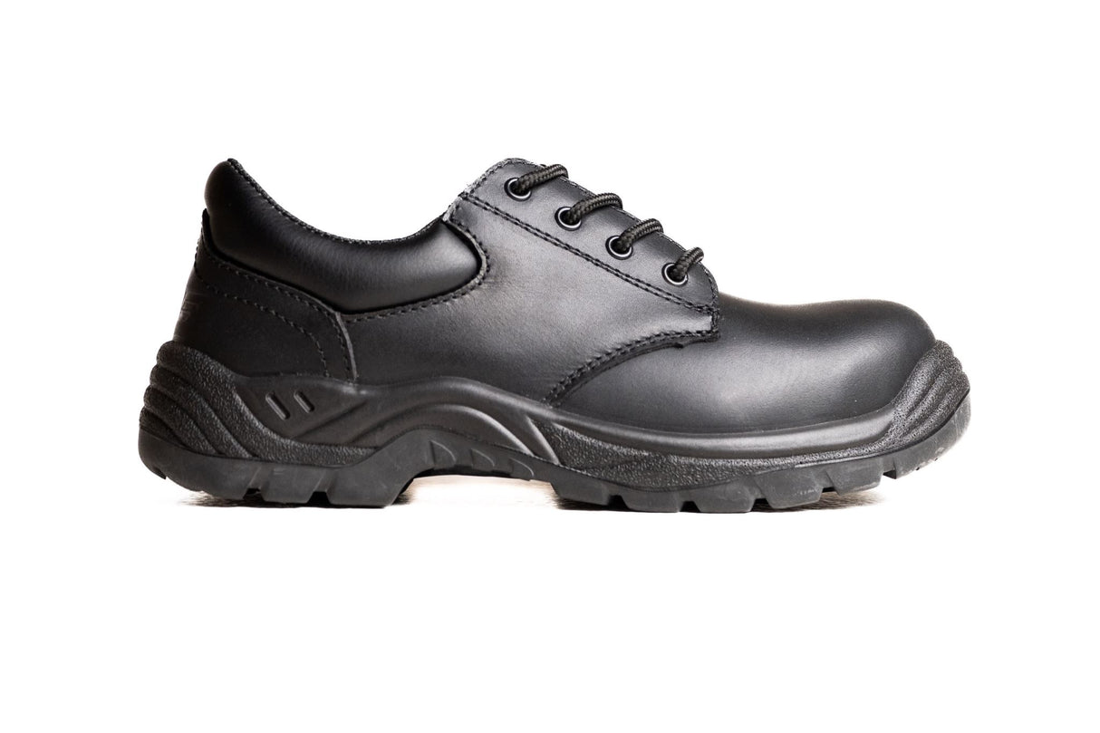 Tredlite Omaha Safety Shoe TR005 - Black - Black (Size: 04)