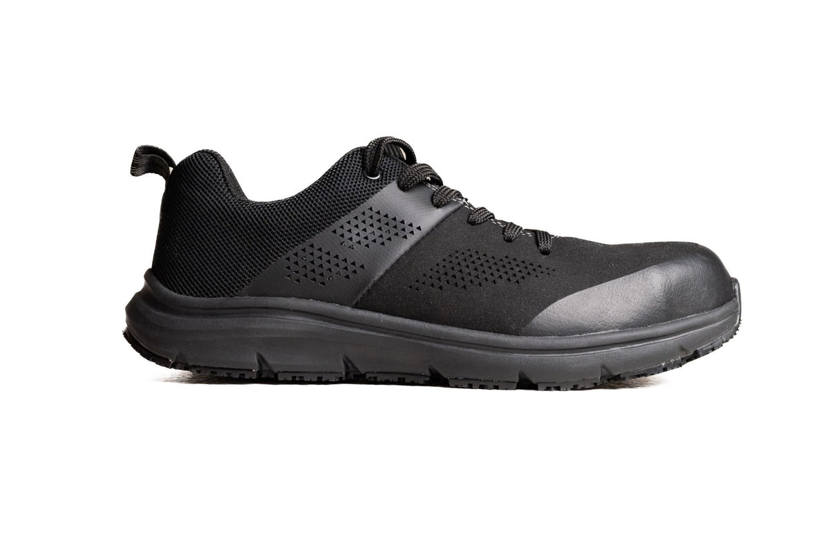 Tredlite Piha Sports Safety Shoe TR006 - Black - Black (Size: 08)