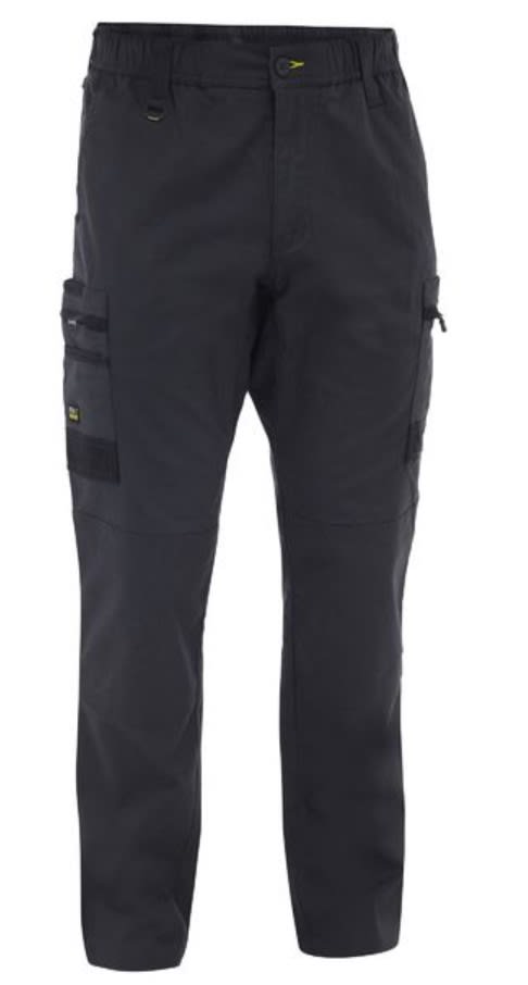 Bisley, FLX & Move Elastic Waist Cargo Stout - Charcoal (Size: 87)
