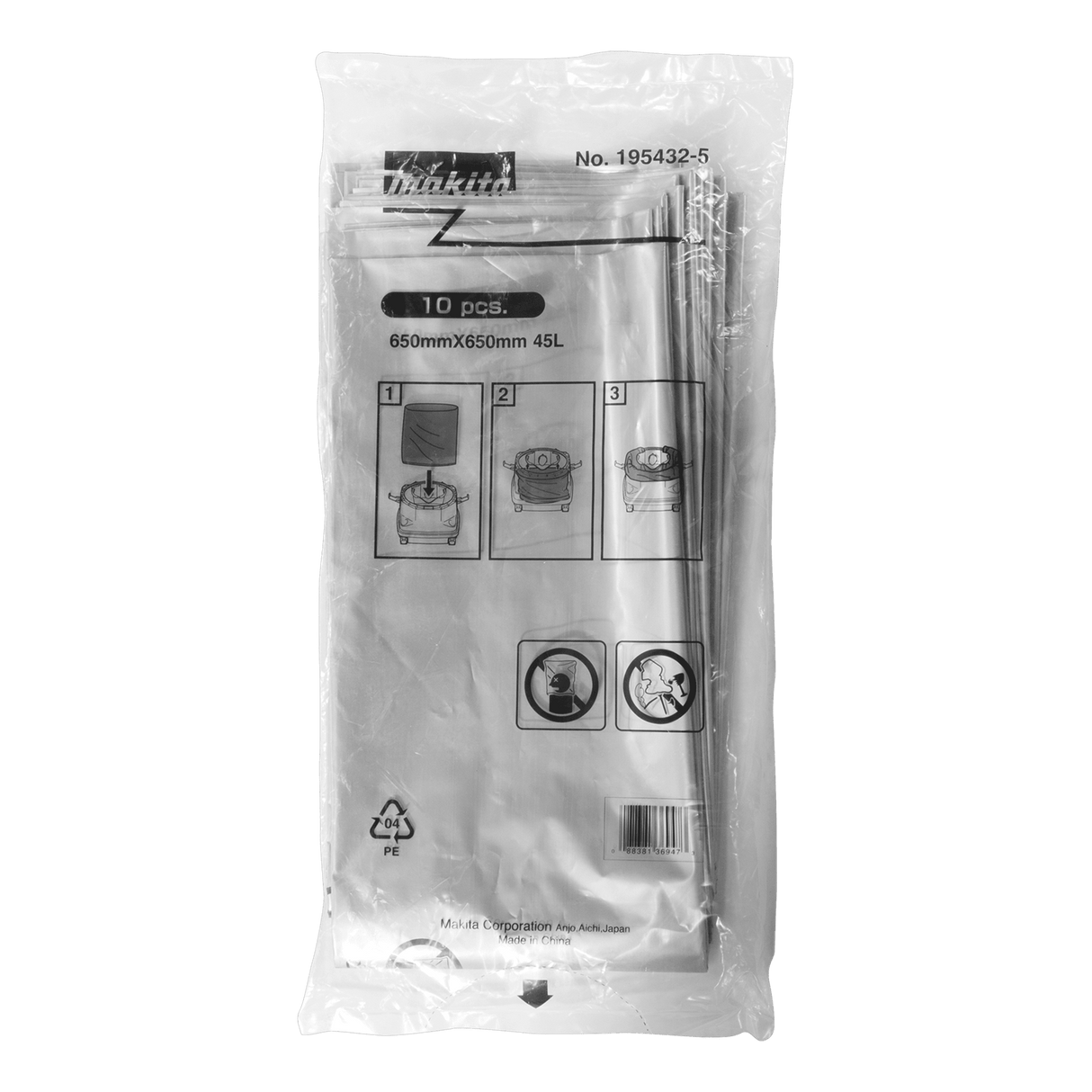 Makita 10PK POLY BAG