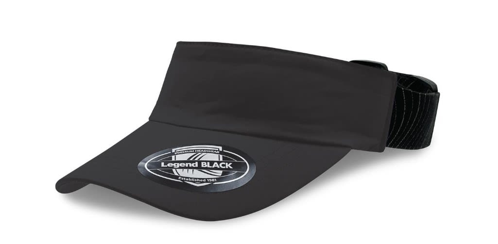 Legend Black, Altitude Sports Visor, 7040 - Black