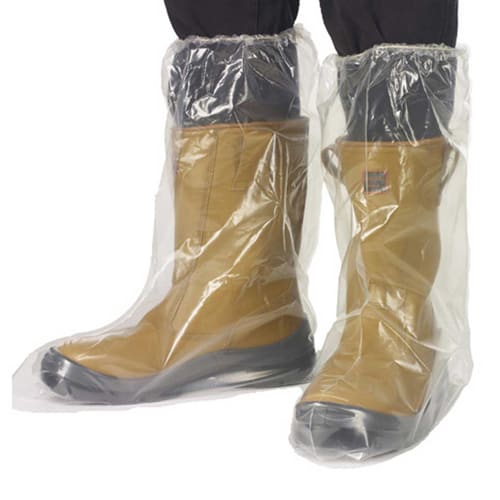 LDPE Elasticated Overboot 510mm, clear (Carton)