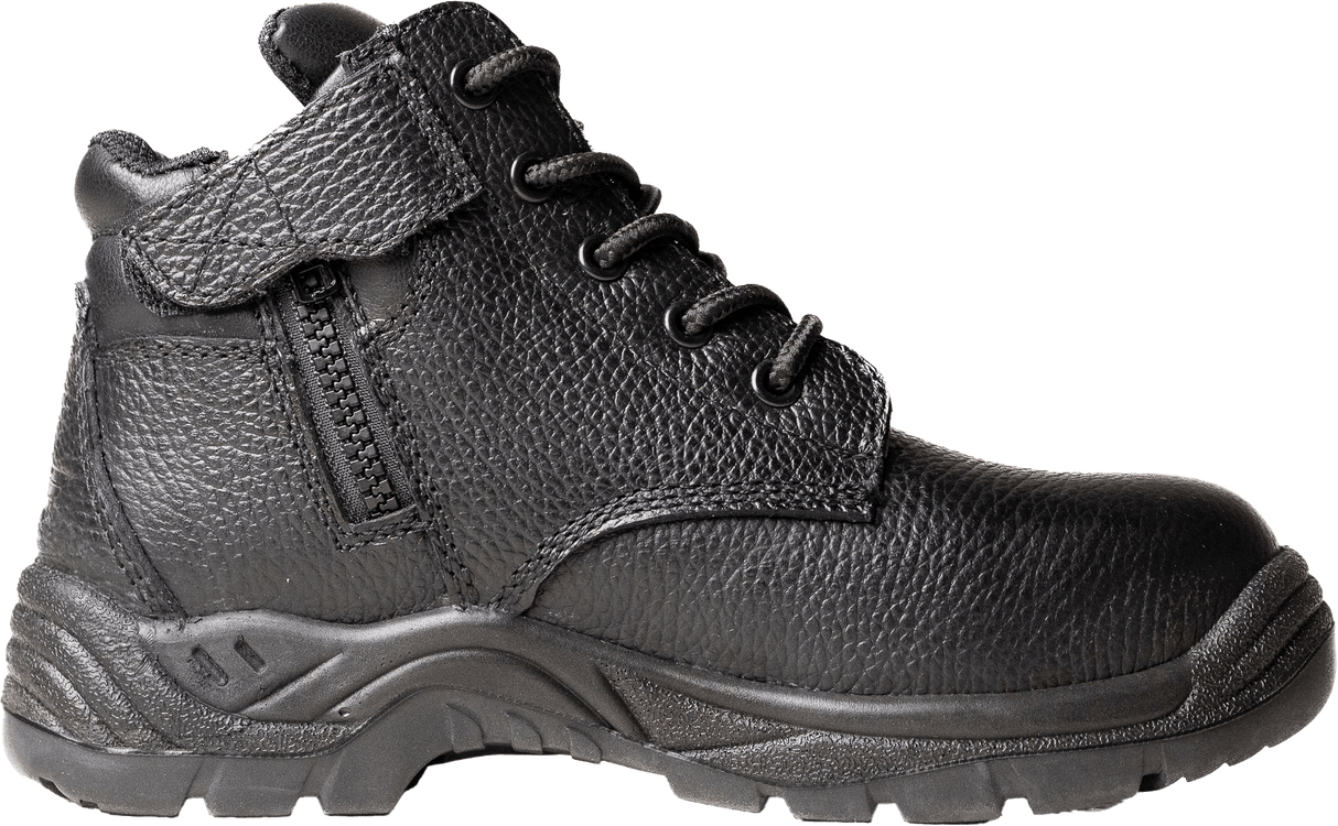 Tredlite Lyall Zip Sided Boot TR002 - Black - Black (Size: 03)