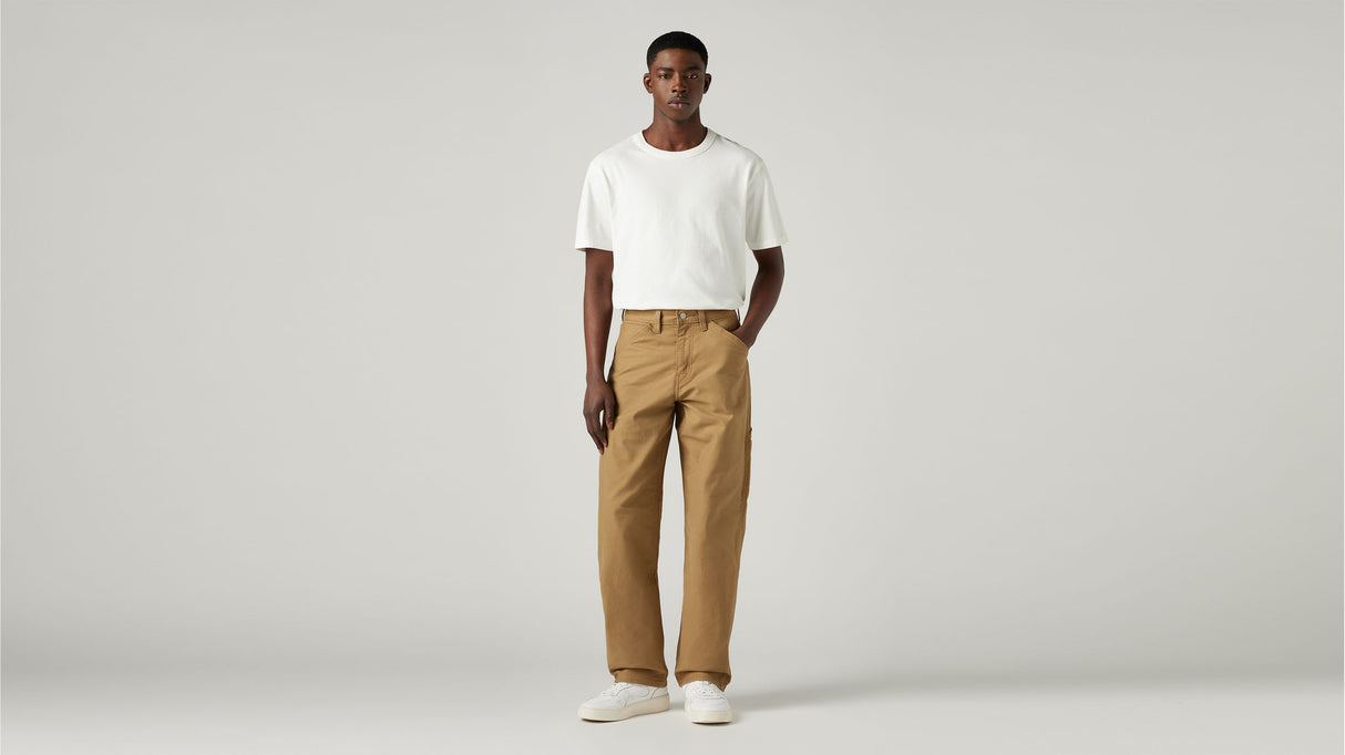 Levis, 565 Loose Straight Canvas Pant - Ermine (Size: 38)
