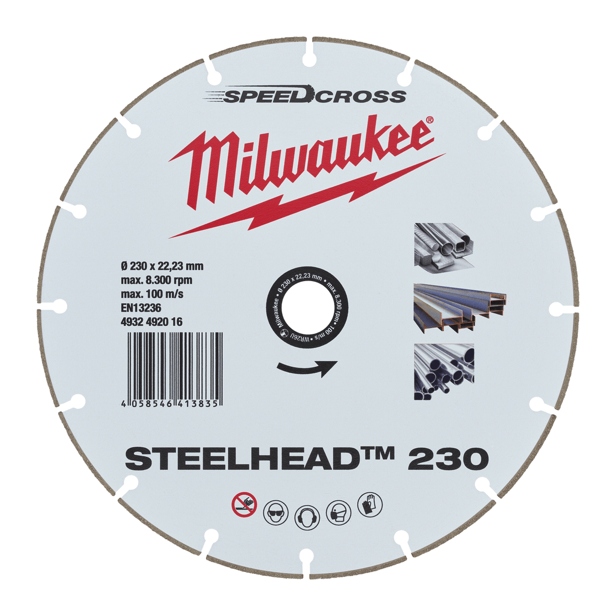 Milwaukee STEELHEAD Metal Diamond Cut-Off Blade 230mm (9")
