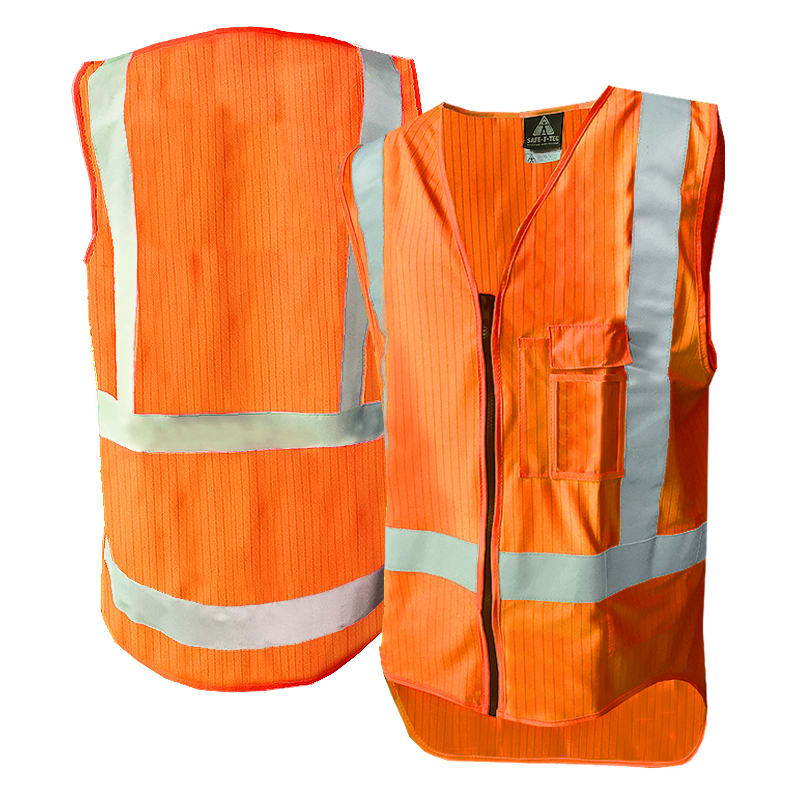 Flame Resistant TTMC-W17 Safety Vest, 801041 - Orange - M