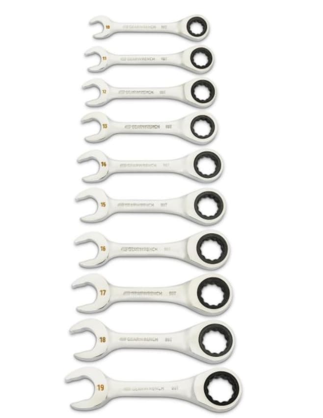 Gear Wrench 10Pc Ratcheting Wrench Set