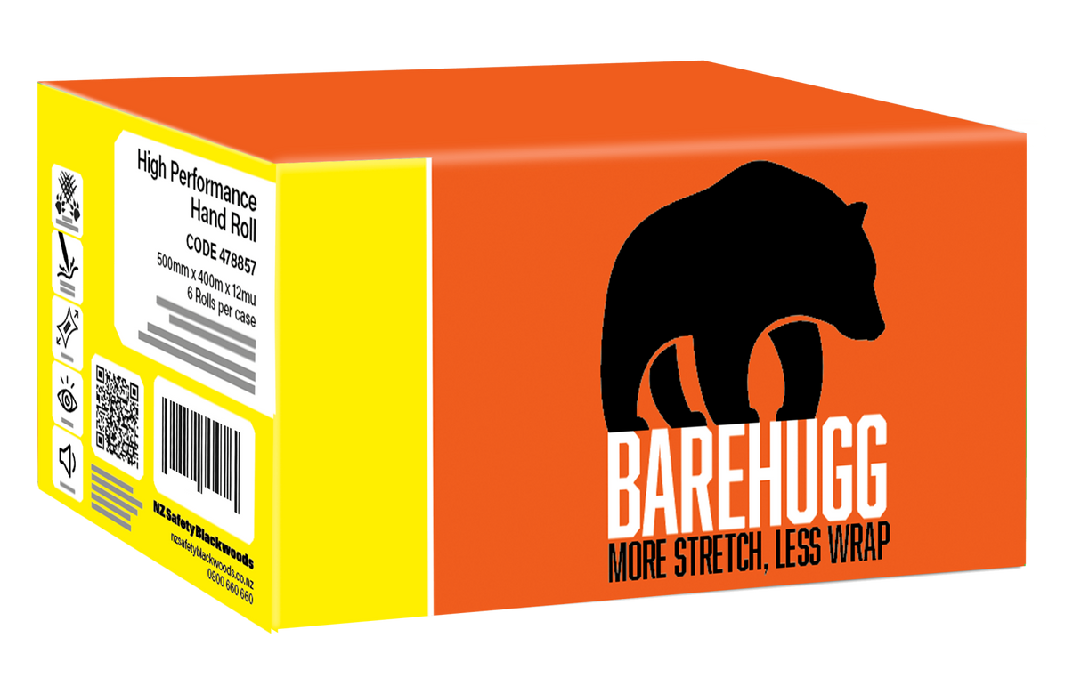 BAREHUGG, Stretch Wrap Hand High Performance 500MMX400MX12MU (Roll)