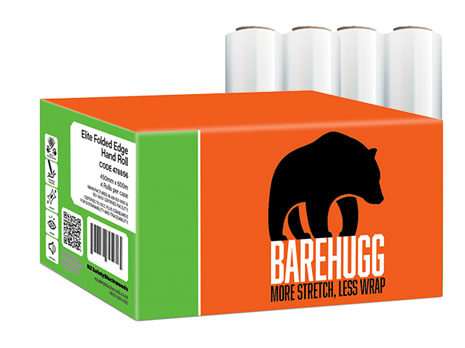 BAREHUGG, Stretch Wrap Hand Elite Folded Edge 450MMX600M (Roll)