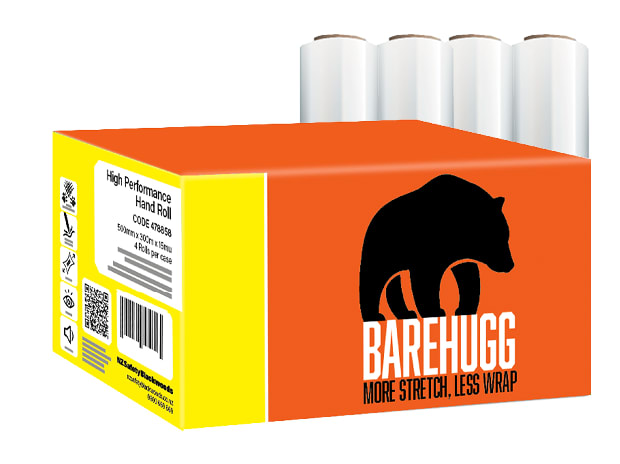 BAREHUGG, Stretch Wrap Hand High Performance 500MMX400MX12MU (Roll)
