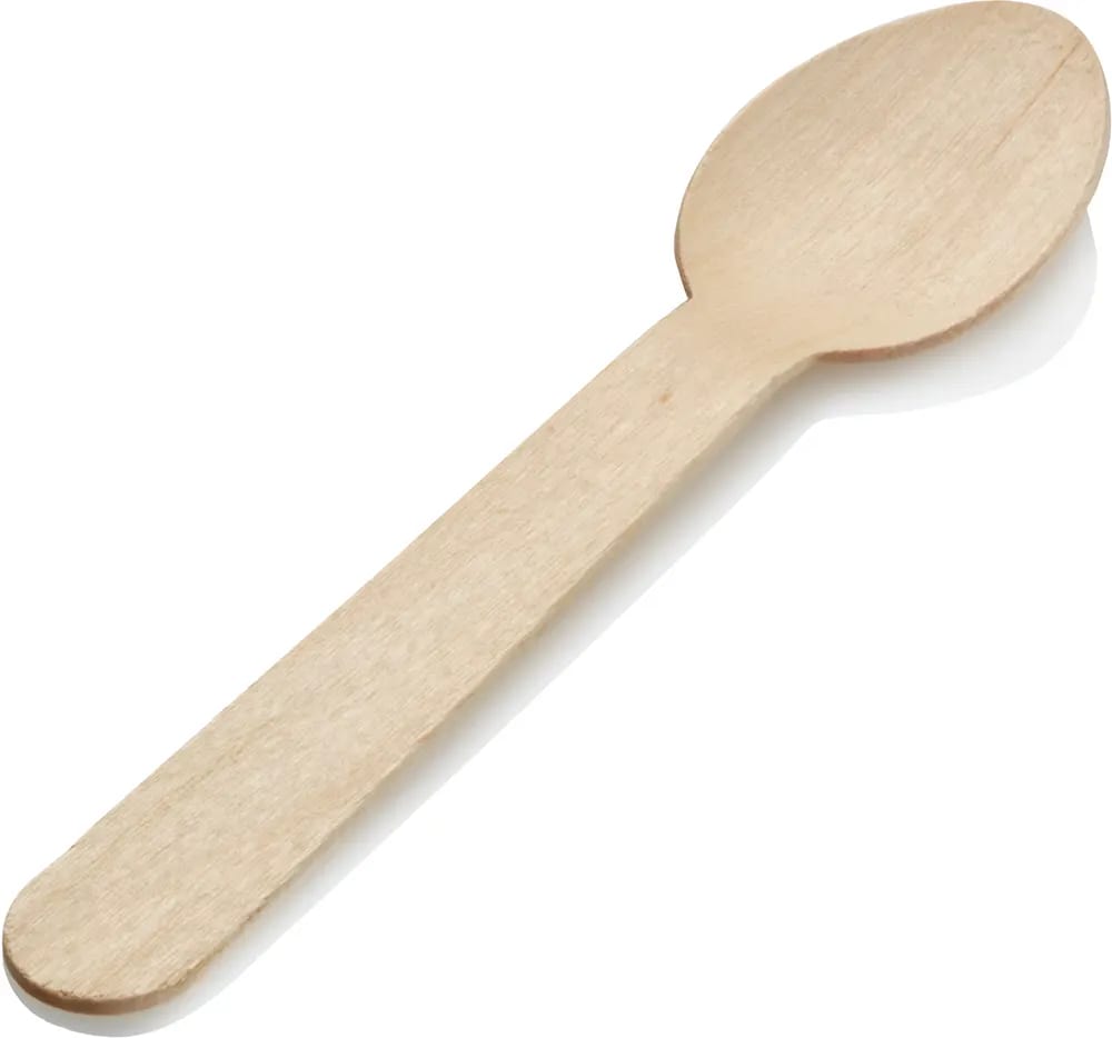 BioPak Wooden Spoon 16cm 100 (Pack)