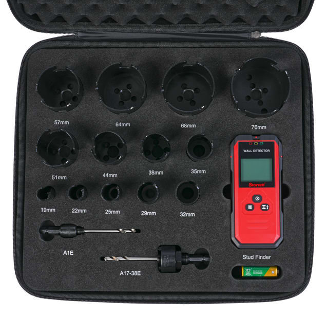 Starrett TCT Fast Cutting Holesaw Kit EVA With Stu