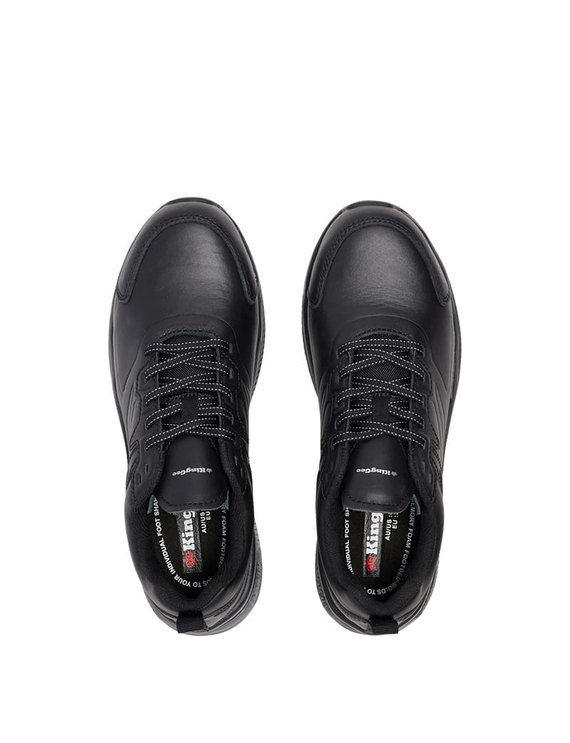 KingGee HYPER-TEC Women's Leather Shoe, K26498 - Black - 05