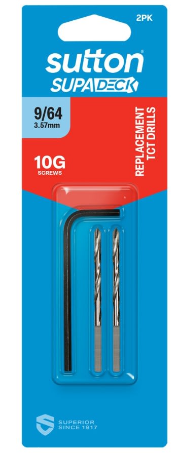 Sutton SupaDeck Replacement Drill 9/64IN (10G) (Each)