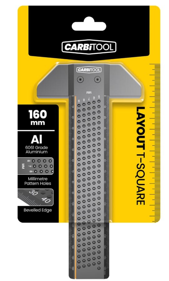 Carbitool Layout T-Square 160mm (Each)