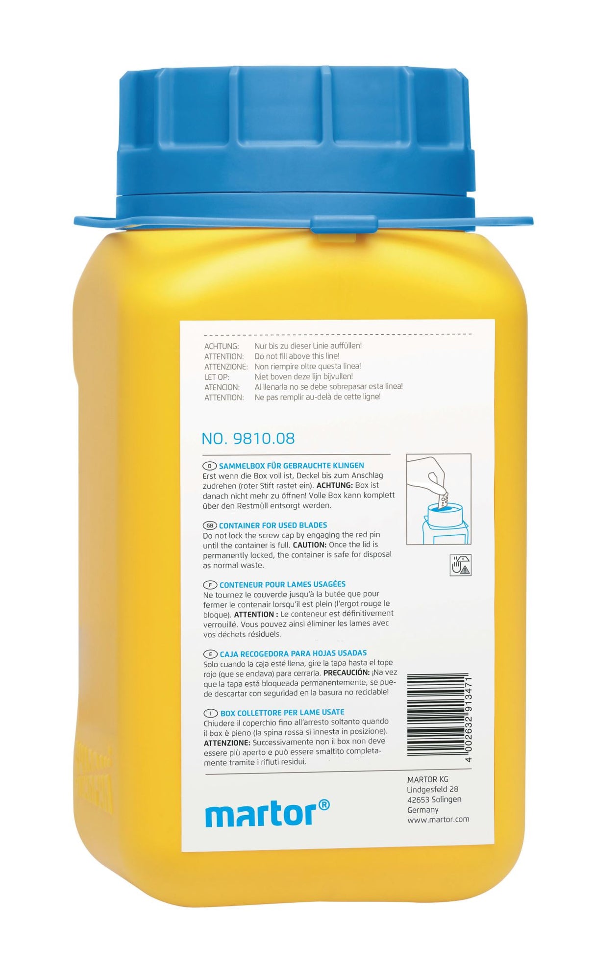 Martor Used Blade Container
