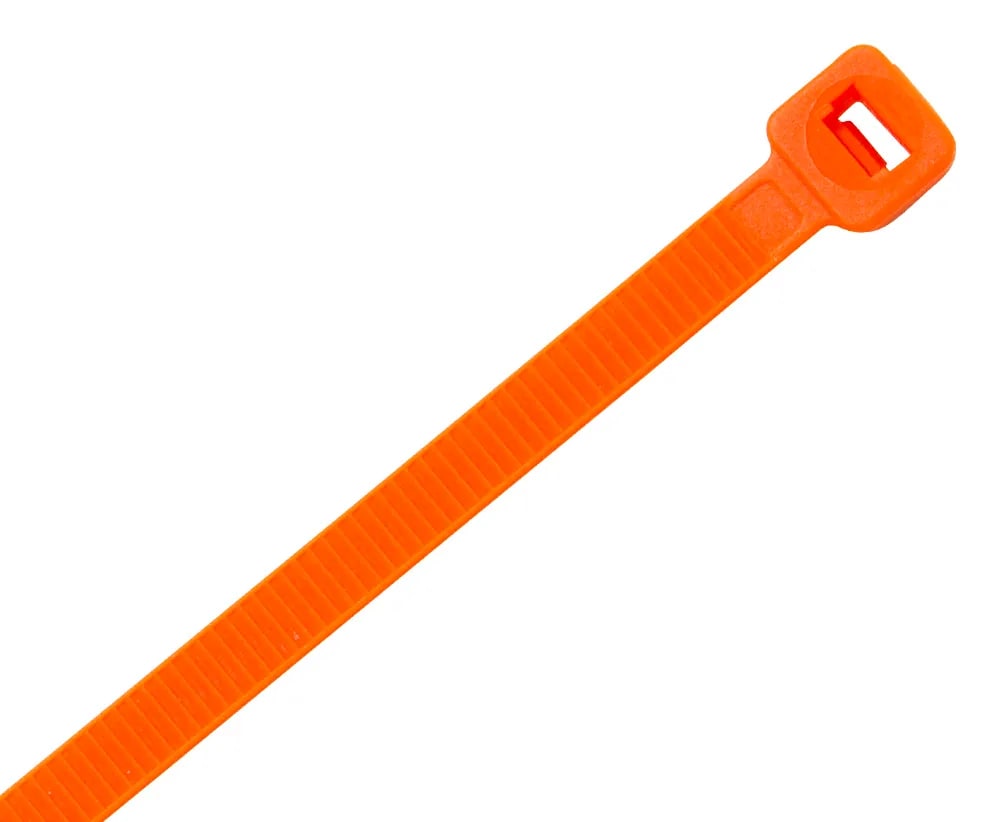 Cabac Nylon 66 Orange Cable Tie 300 x 4.8mm 100 (Pack)