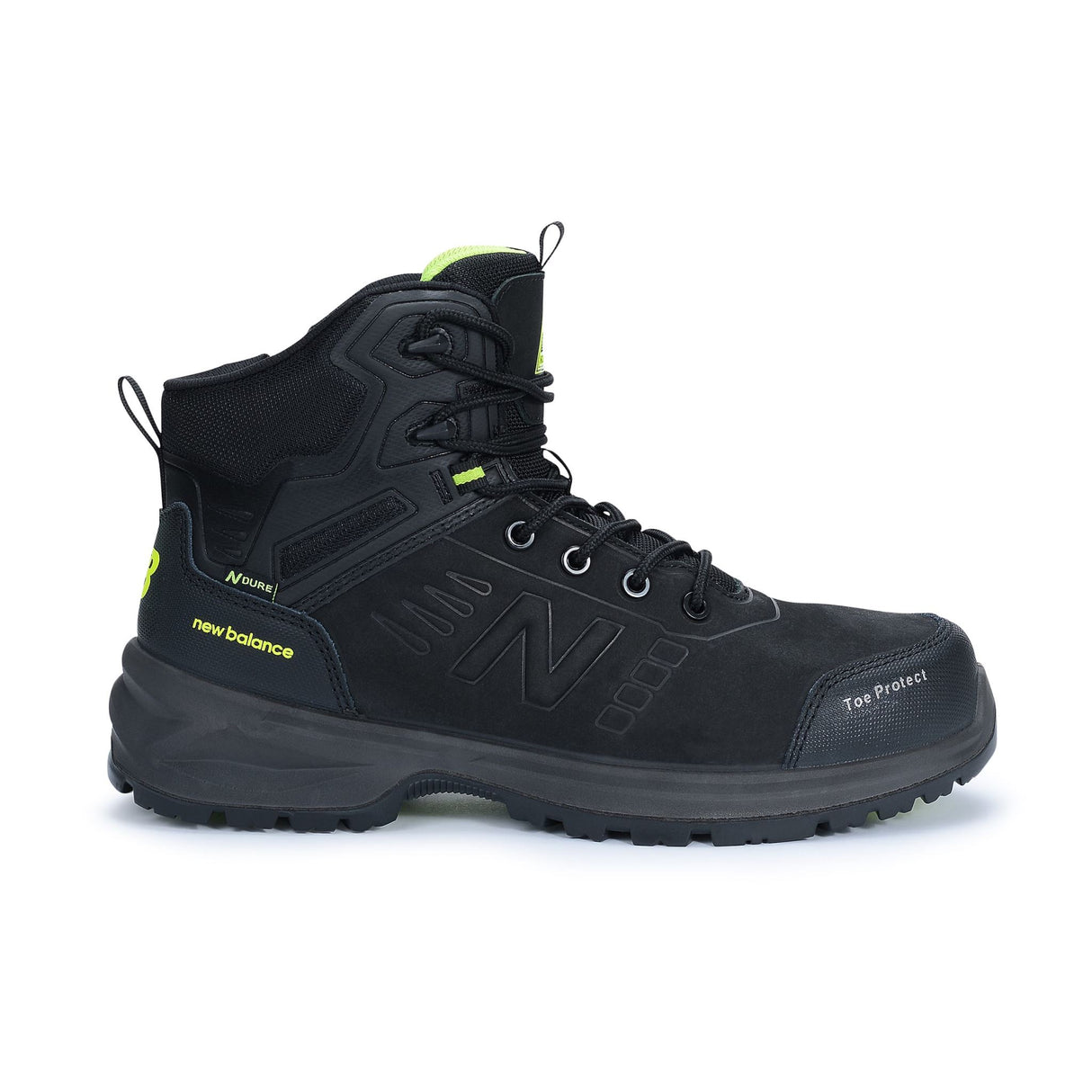 New Balance Calibre 4E Safety Shoe - Black/Black - 07